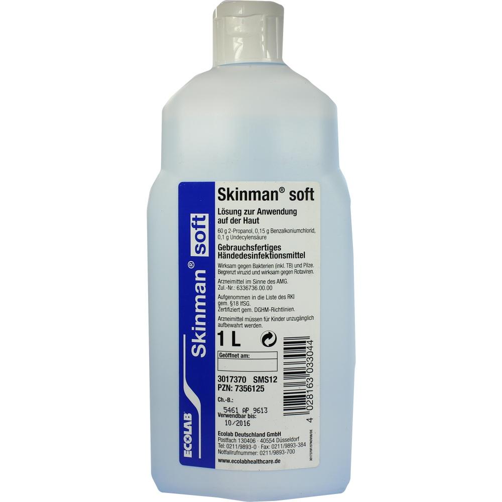 SKINMAN soft Händedesinfektion Spenderflasche