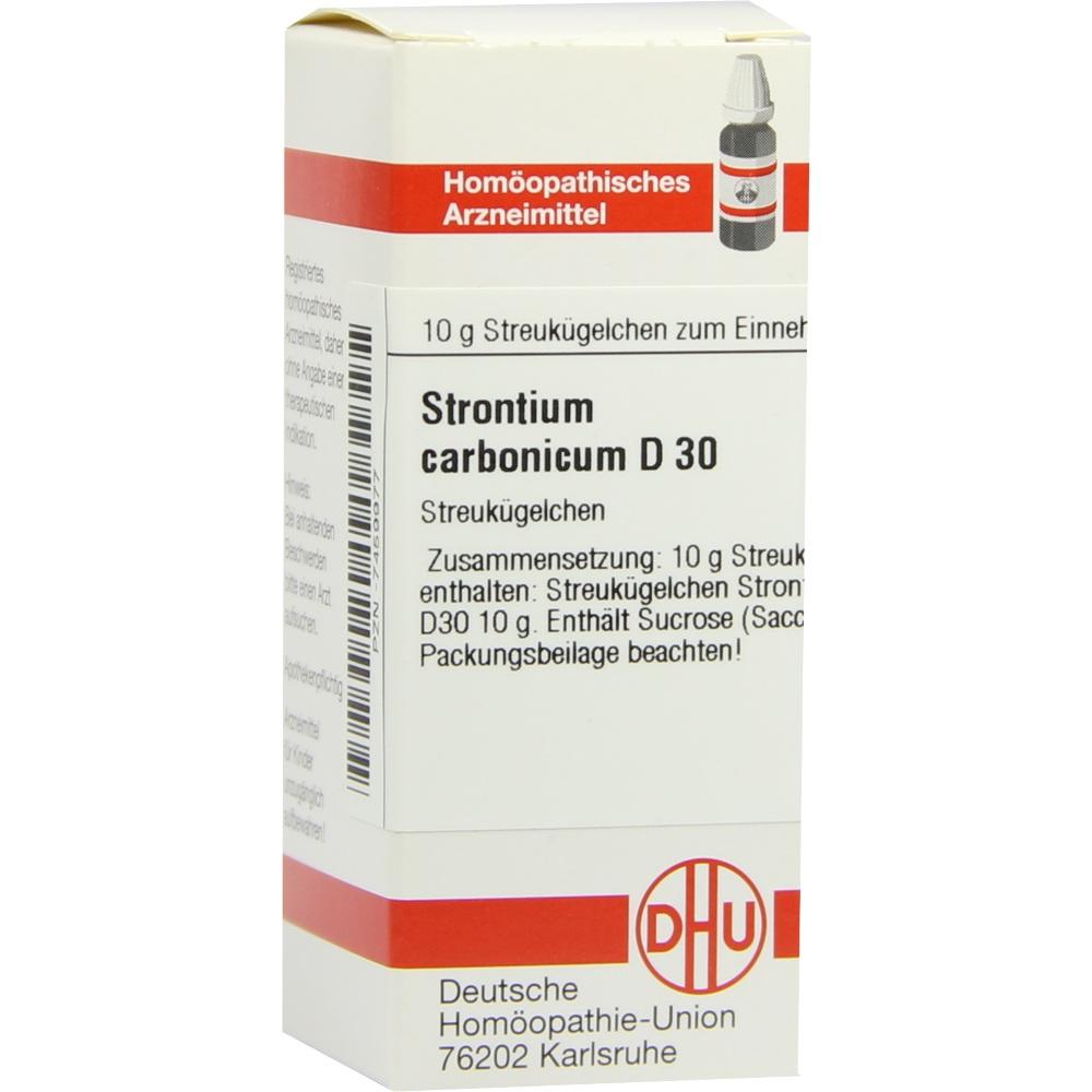 STRONTIUM CARBONICUM D 30 Globuli