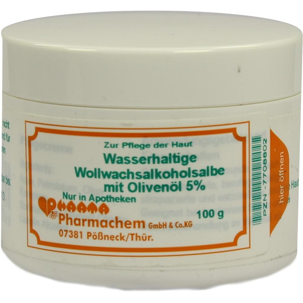 WOLLWACHSALKOHOLSALBE wasserh.m.Olivenöl 5%