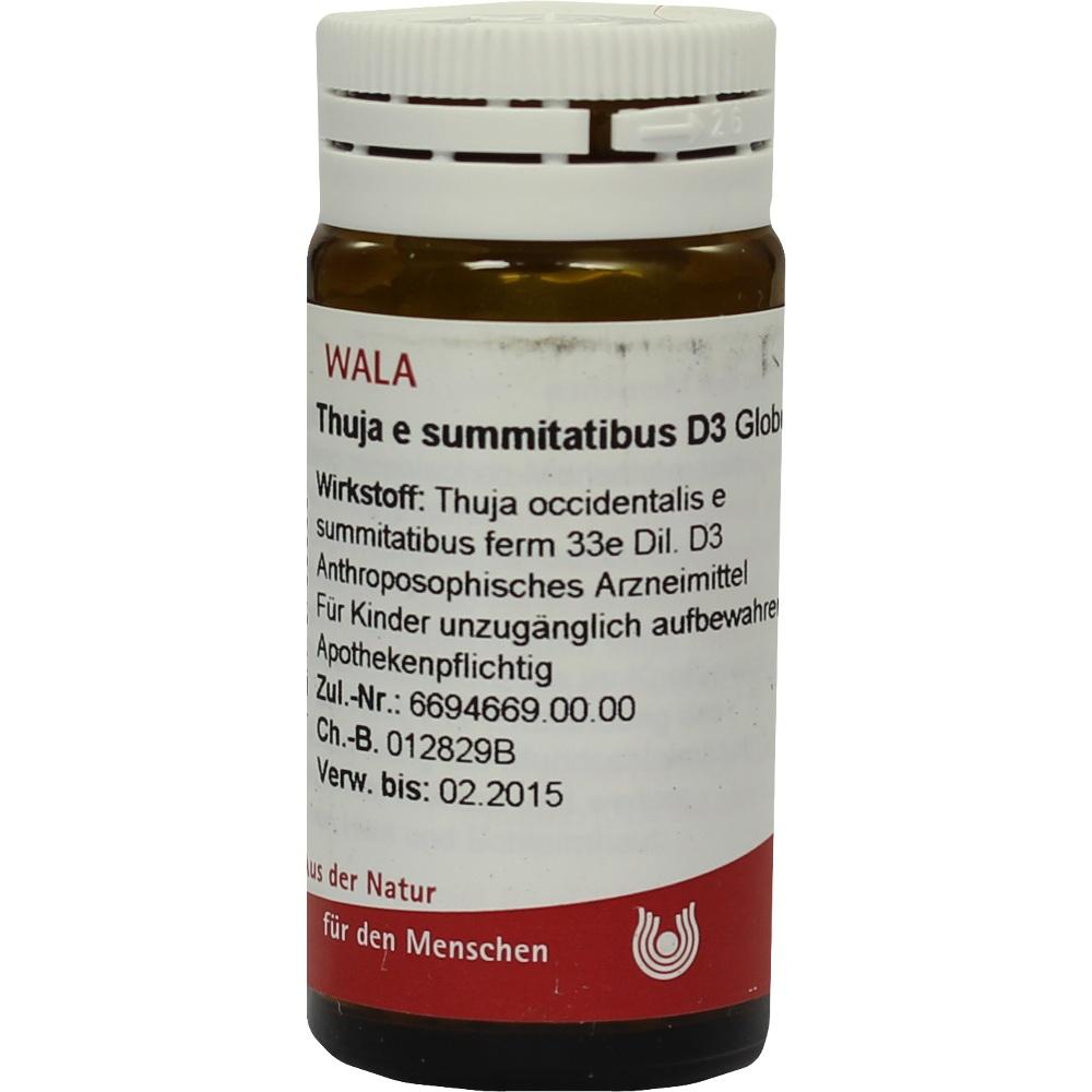 THUJA E SUMMITATIBUS D 3 Globuli