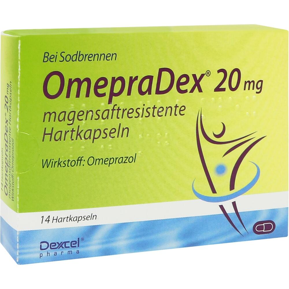 OMEPRADEX 20 mg magensaftresistente Hartkapseln