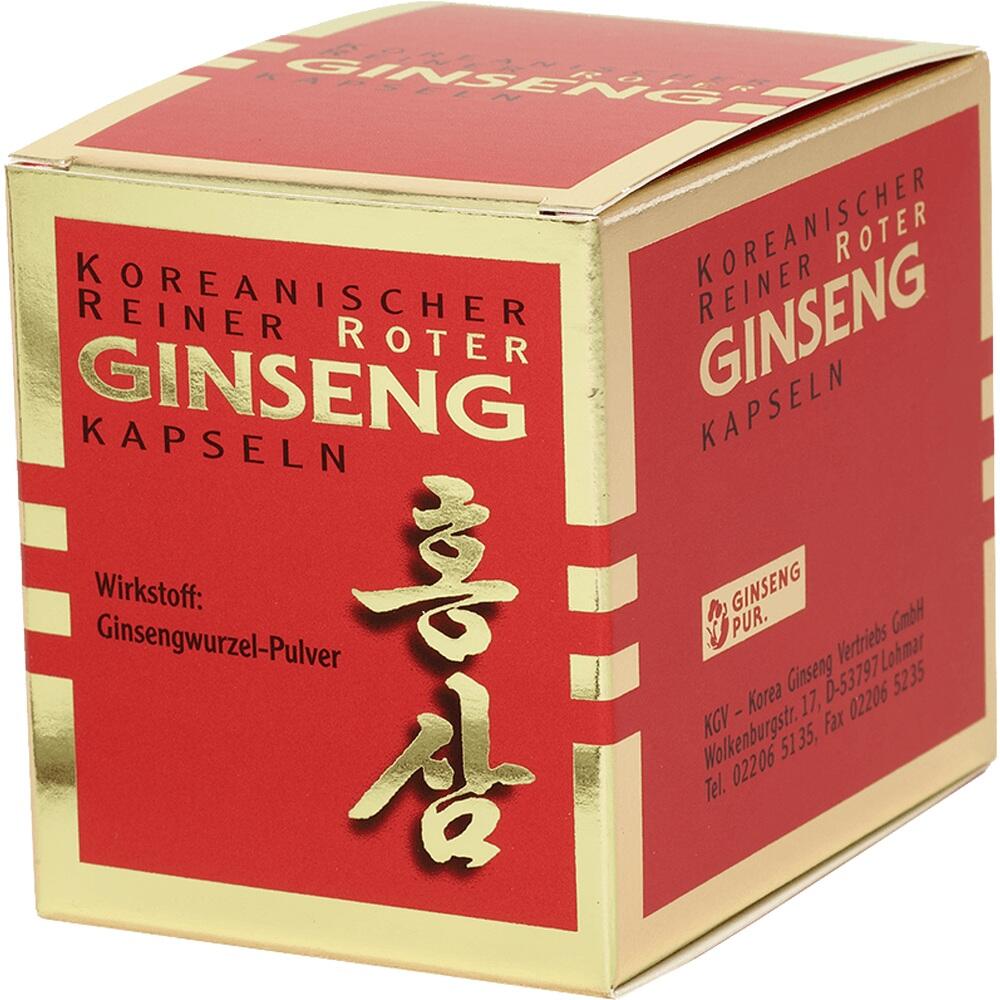 Koreanischer Reiner Roter Ginseng Kapseln 300mg