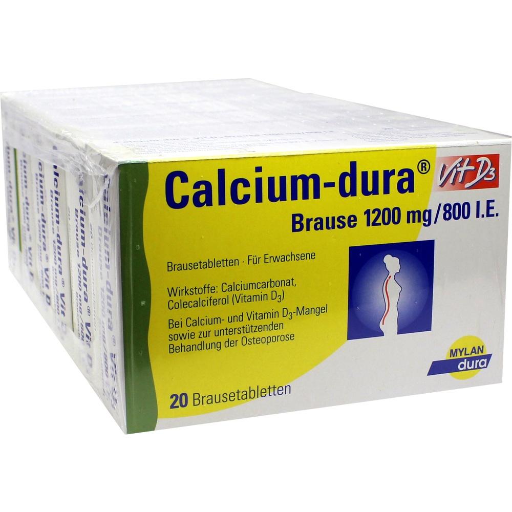 Calcium-dura Vit D3 Brause 1200mg/800 I.E.