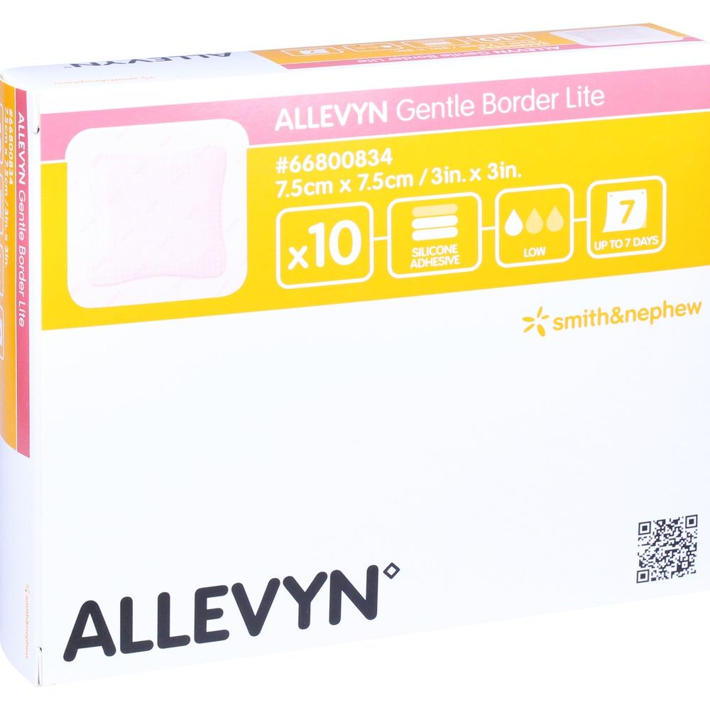 ALLEVYN Gentle Border Lite 7,5x7,5 cm Schaumverb.