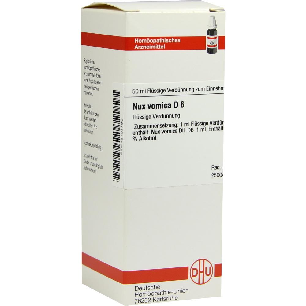 NUX Vomica D 6 Dilution 02103750 DPotenzen eurapon