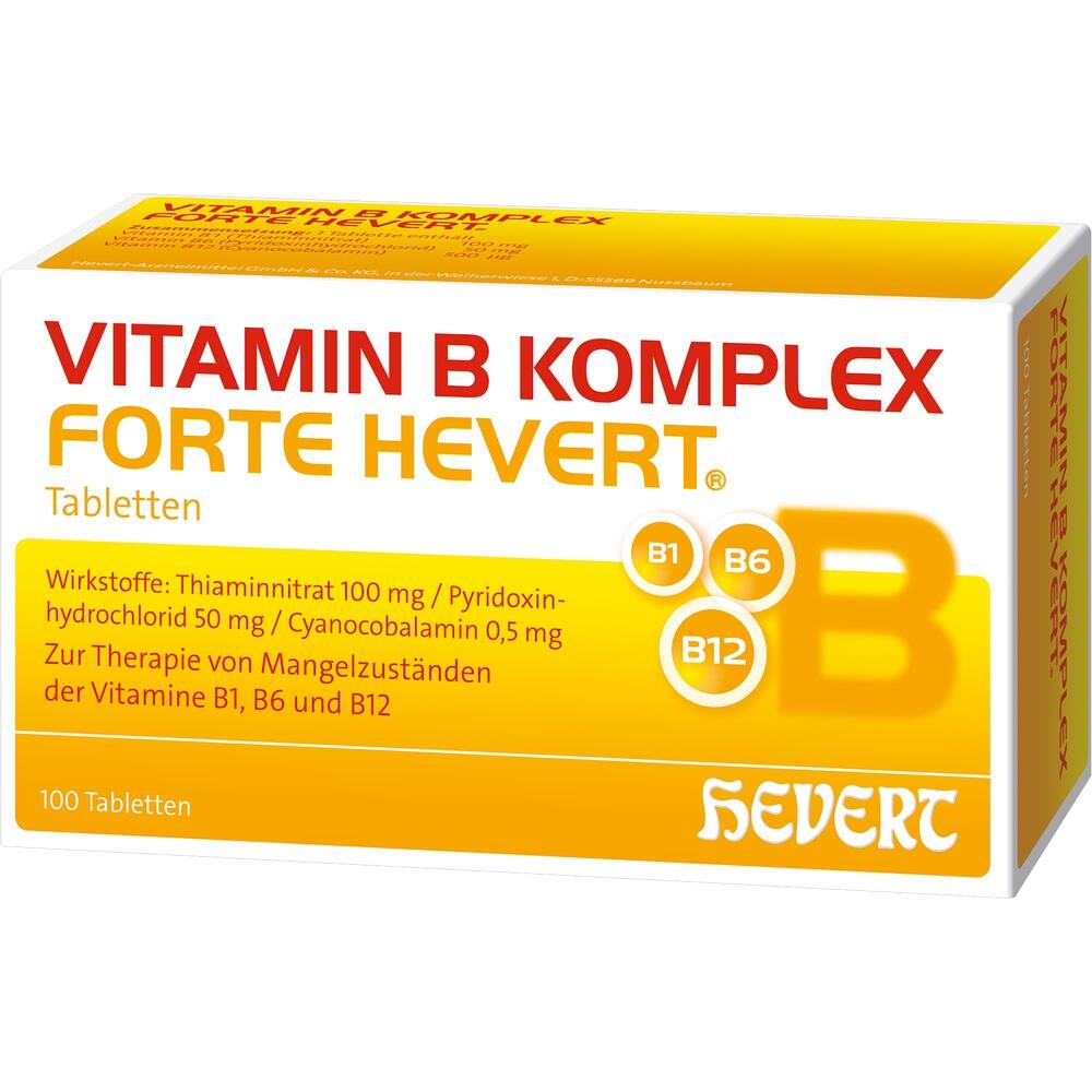 Vitamin B Komplex Forte Hevert Tabletten Vitamin B Komplex Forte Hevert Tabletten