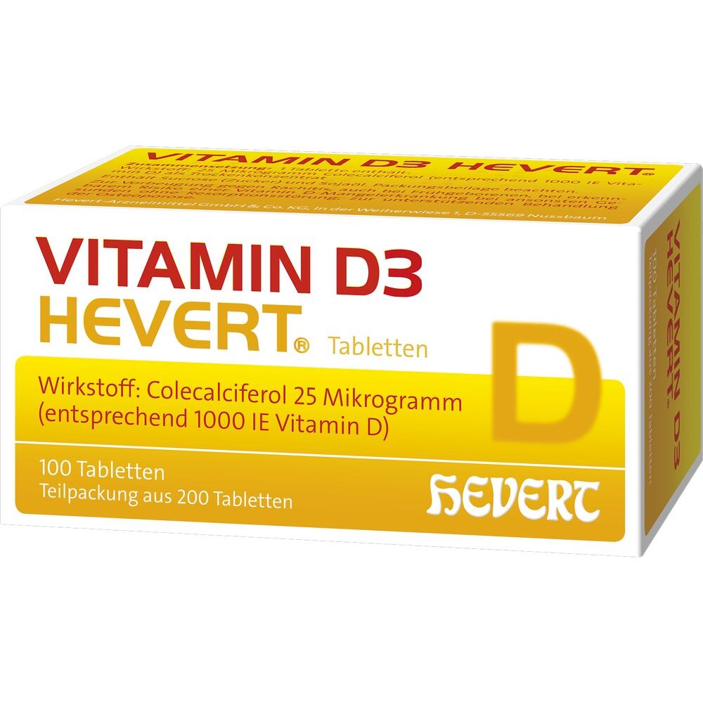 Vitamin D3 Hevert Tabletten Vitamin D3 Hevert Tabletten