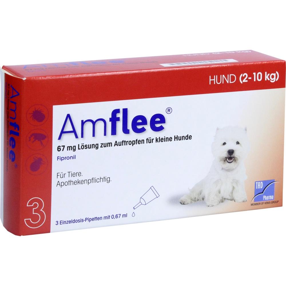 AMFLEE 67 mg Spot-on Lsg.f.kleine Hunde 2-10kg