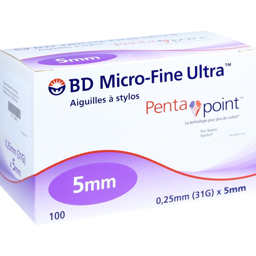 BD MICRO-FINE ULTRA Pen-Nadeln 0,25x5 mm