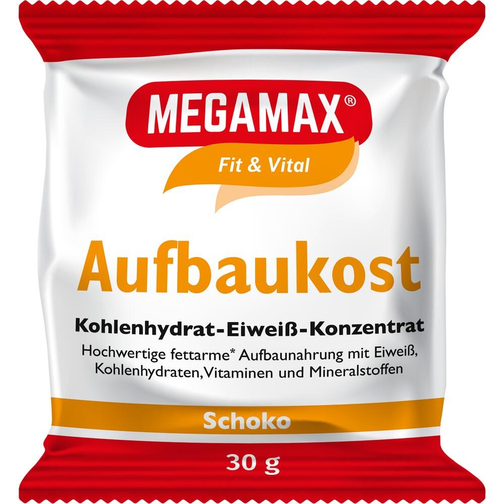 Megamax Aufbaukost Schoko Pulver