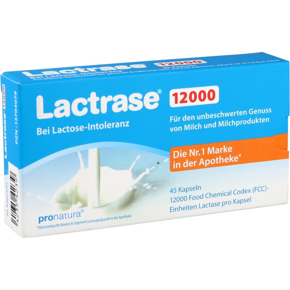 LACTRASE 12.000 FCC Kapseln 45 Stück Sanicare 13704079