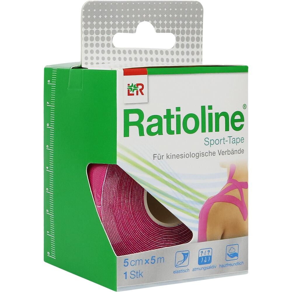 Ratioline Sport-Tape 5 cm x 5 m pink