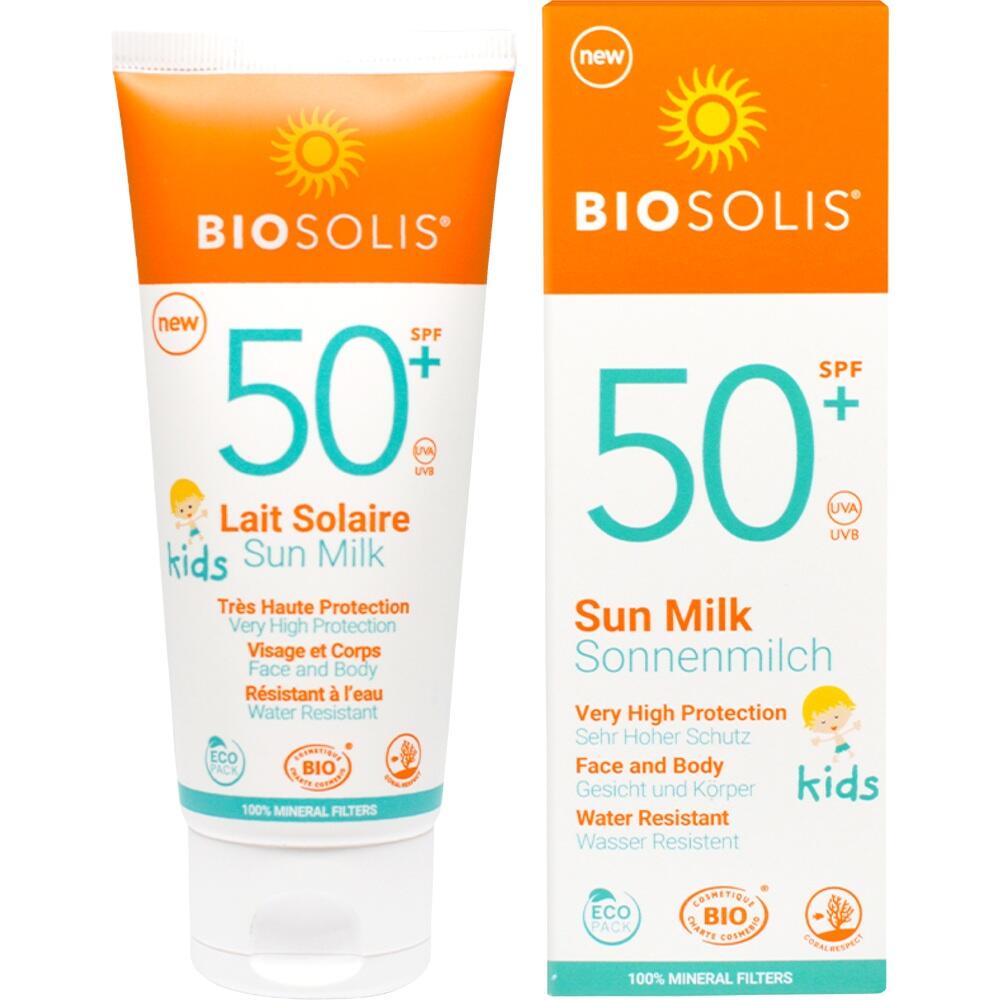 BIOSOLIS Bio Sonnenmilch Baby & Kids LSF 50+