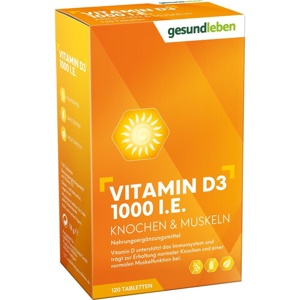 gesund leben VIT D3 1000 I.E.