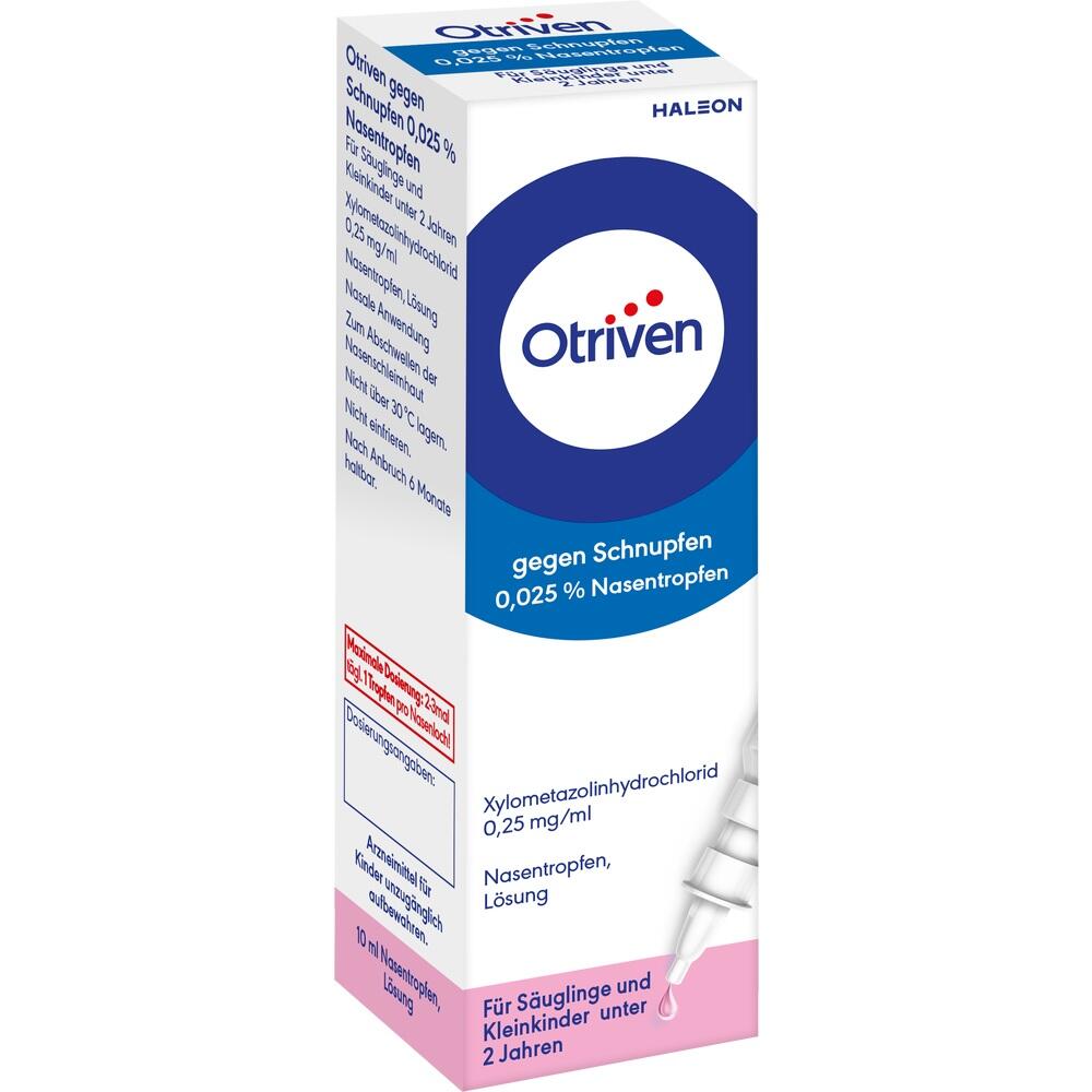 OTRIVEN gegen Schnupfen 0,025% Nasentropfen