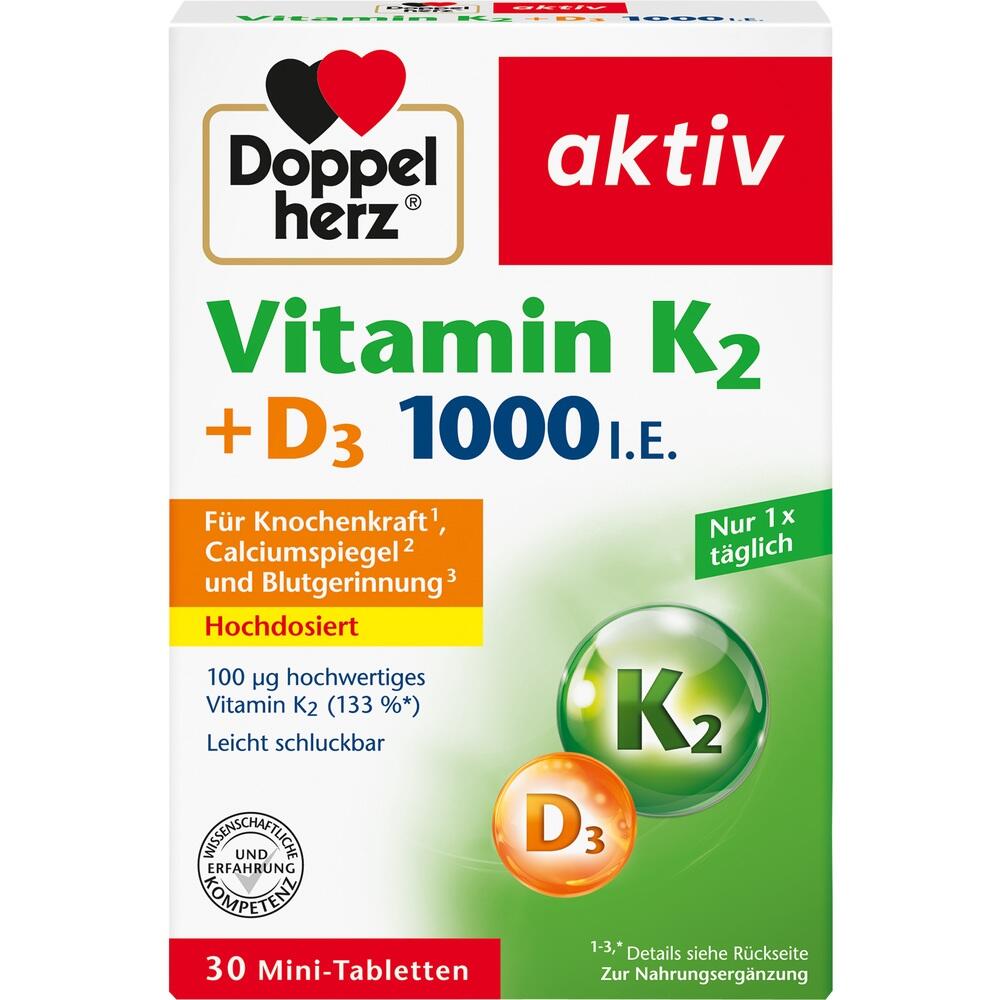 Doppelherz aktiv Vitamin K2+D3 1000 I.E.