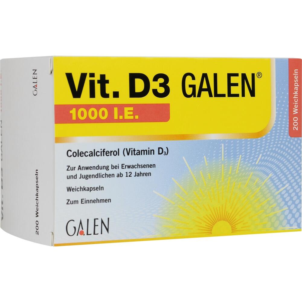 VIT. D3 GALEN 1000 I.E. Weichkapseln