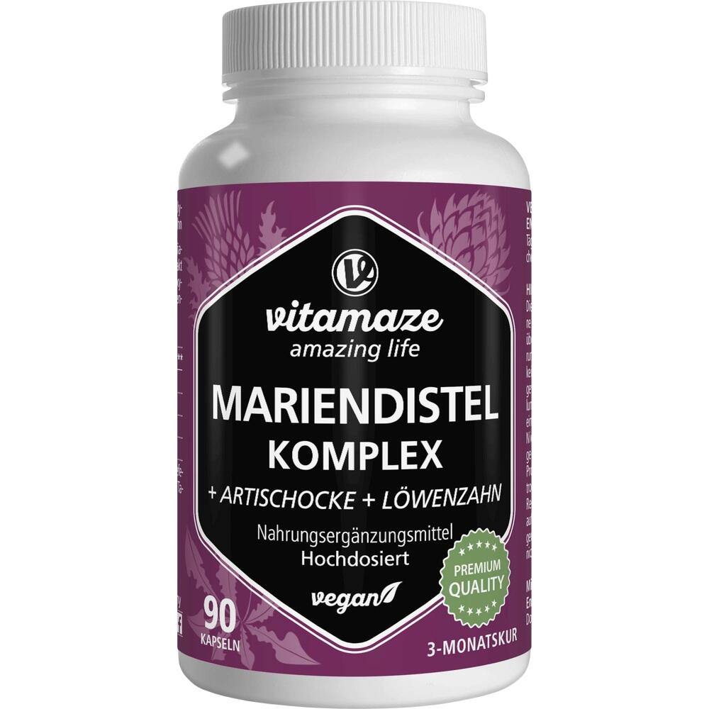 vitamaze MARIENDISTEL KOMPLEX + ARTISCHOCKE + LÖWENZAHN