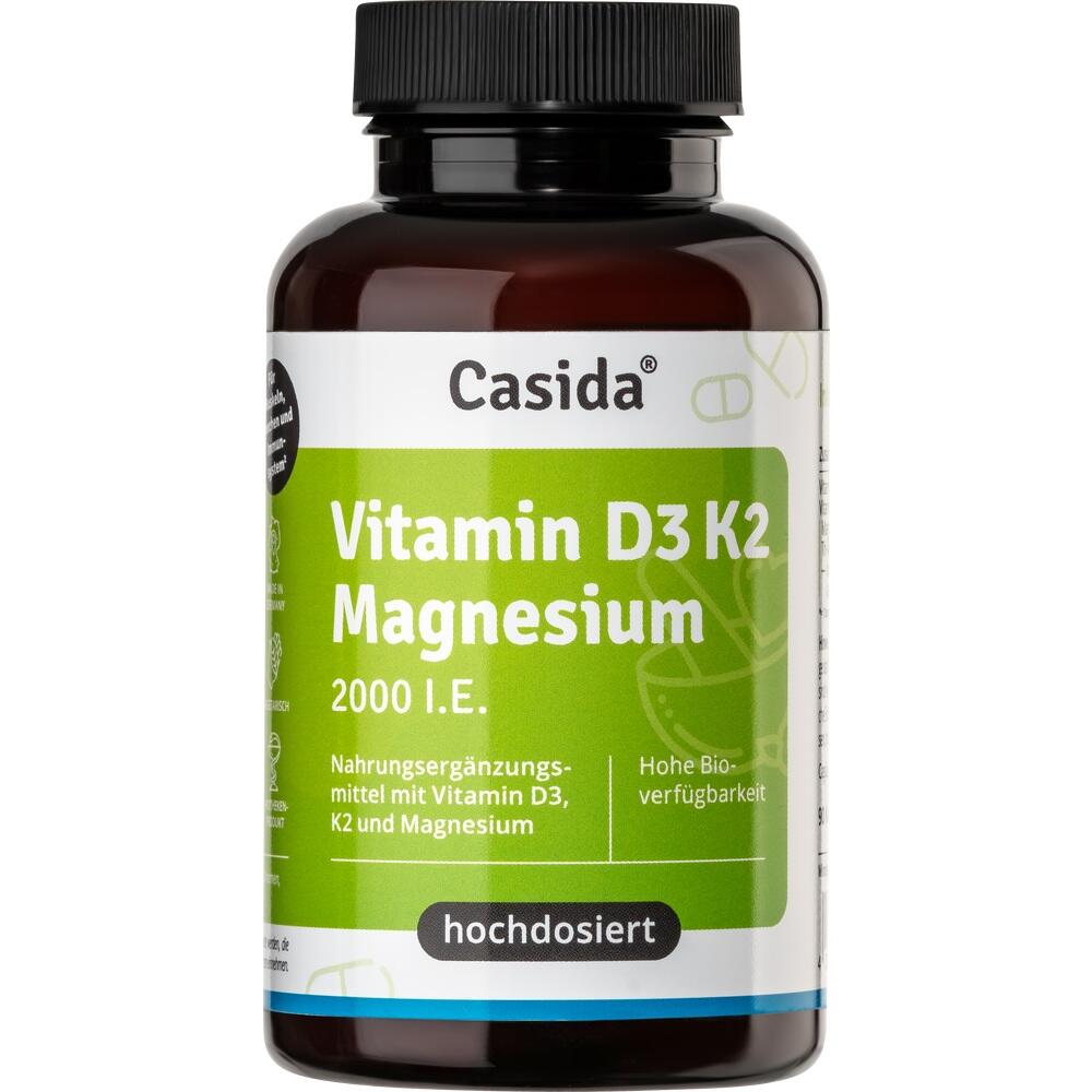 Casida Vitamin D3 K2 Magnesium Kapseln 90 Stück online kaufen