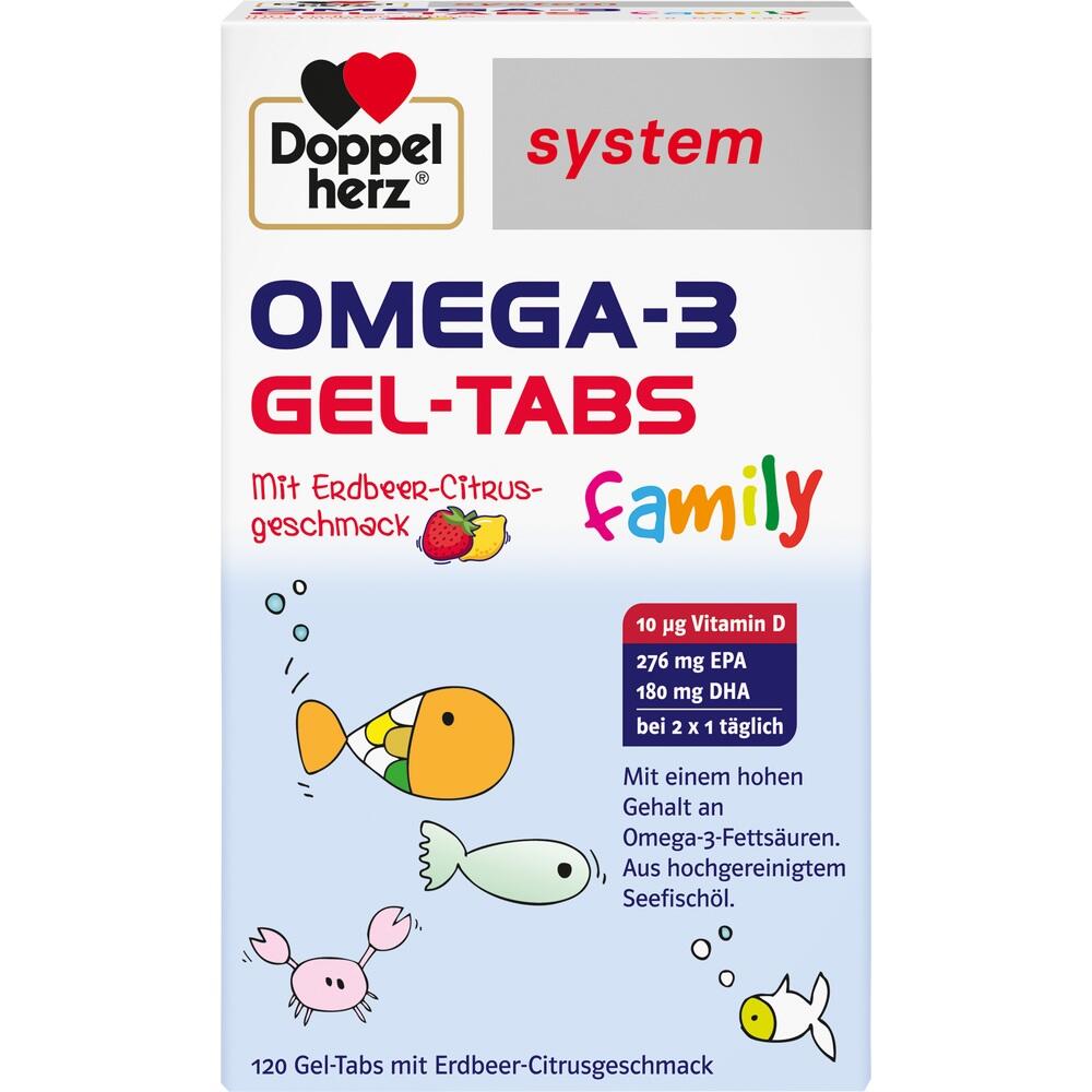 Doppelherz system OMEGA-3 GEL-TABS family