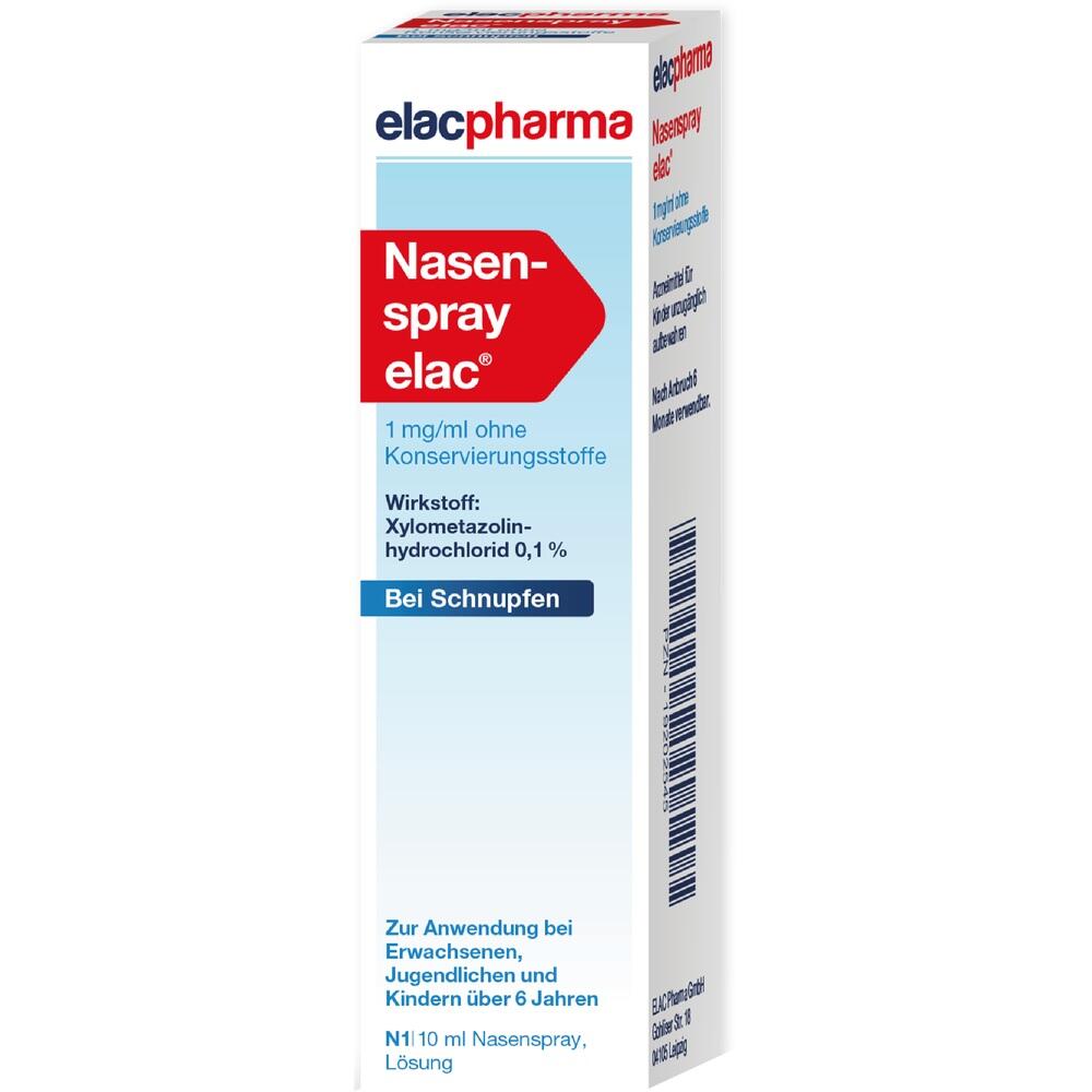 NASENSPRAY elac 1 mg/ml ohne Konservierungsstoffe