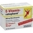 E Vitamin Ratiopharm Kapseln PZN: 09385237
