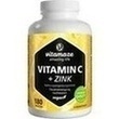Vitamin C Hochdosiert + Zink Vitamaze Tabletten PZN: 12741411