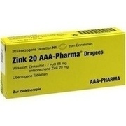 ZINK 20 AAA-Pharma Dragees