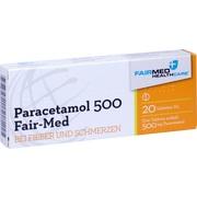 PARACETAMOL 500 Fair Med Tabletten