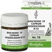 BIOCHEMIE 19 Cuprum arsenicosum D 12 Tabletten