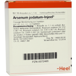 Verpackungsbild(Packshot) von ARSENUM JODATUM INJEEL Ampullen