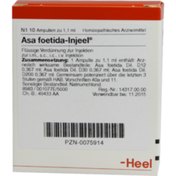 Verpackungsbild(Packshot) von ASA FOETIDA INJEEL Ampullen