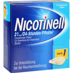 Verpackungsbild (Packshot) von NICOTINELL 21 mg/24-Stunden-Pflaster 52,5mg