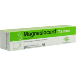 Verpackungsbild (Packshot) von MAGNESIOCARD 7,5 mmol Brausetabletten