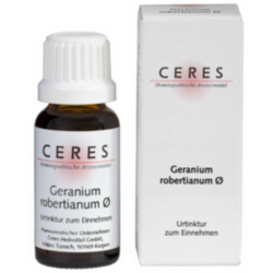 Verpackungsbild (Packshot) von CERES Geranium robertianum Urtinktur