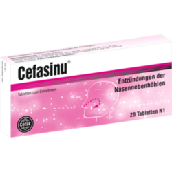 Verpackungsbild (Packshot) von CEFASINU Tabletten