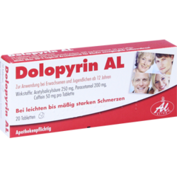 Verpackungsbild (Packshot) von DOLOPYRIN AL Tabletten