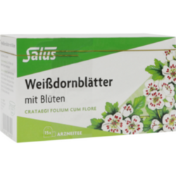 Verpackungsbild (Packshot) von WEISSDORNBLÄTTER m.Blüten Arzneitee Bio Salus