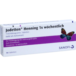 Verpackungsbild (Packshot) von JODETTEN Henning 1x wöchentlich Tabletten