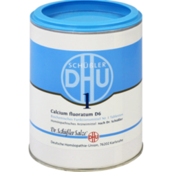 Verpackungsbild (Packshot) von BIOCHEMIE DHU 1 Calcium fluoratum D 6 Tabletten