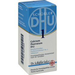 Verpackungsbild (Packshot) von BIOCHEMIE DHU 1 Calcium fluoratum D 12 Tabletten