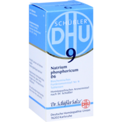 Verpackungsbild (Packshot) von BIOCHEMIE DHU 9 Natrium phosphoricum D 6 Tabletten