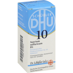 Verpackungsbild (Packshot) von BIOCHEMIE DHU 10 Natrium sulfuricum D 3 Tabletten