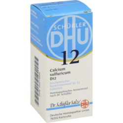 Verpackungsbild (Packshot) von BIOCHEMIE DHU 12 Calcium sulfuricum D 12 Tabletten