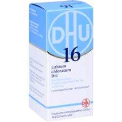Verpackungsbild (Packshot) von BIOCHEMIE DHU 16 Lithium chloratum D 12 Tabletten