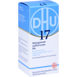 Verpackungsbild (Packshot) von BIOCHEMIE DHU 17 Manganum sulfuricum D 6 Tabletten