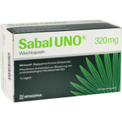 Verpackungsbild (Packshot) von SABALUNO 320 mg Weichkapseln