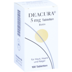 Verpackungsbild (Packshot) von DEACURA 5 mg Tabletten