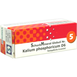 Verpackungsbild (Packshot) von SCHUCKMINERAL Globuli 5 Kalium phosphoricum D6
