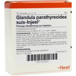 Verpackungsbild(Packshot) von GLANDULA PARATHYREOIDEA suis Injeel Ampullen